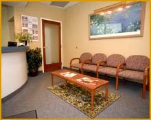 Office waiting area of the Lawrenceville Dental Arts practice